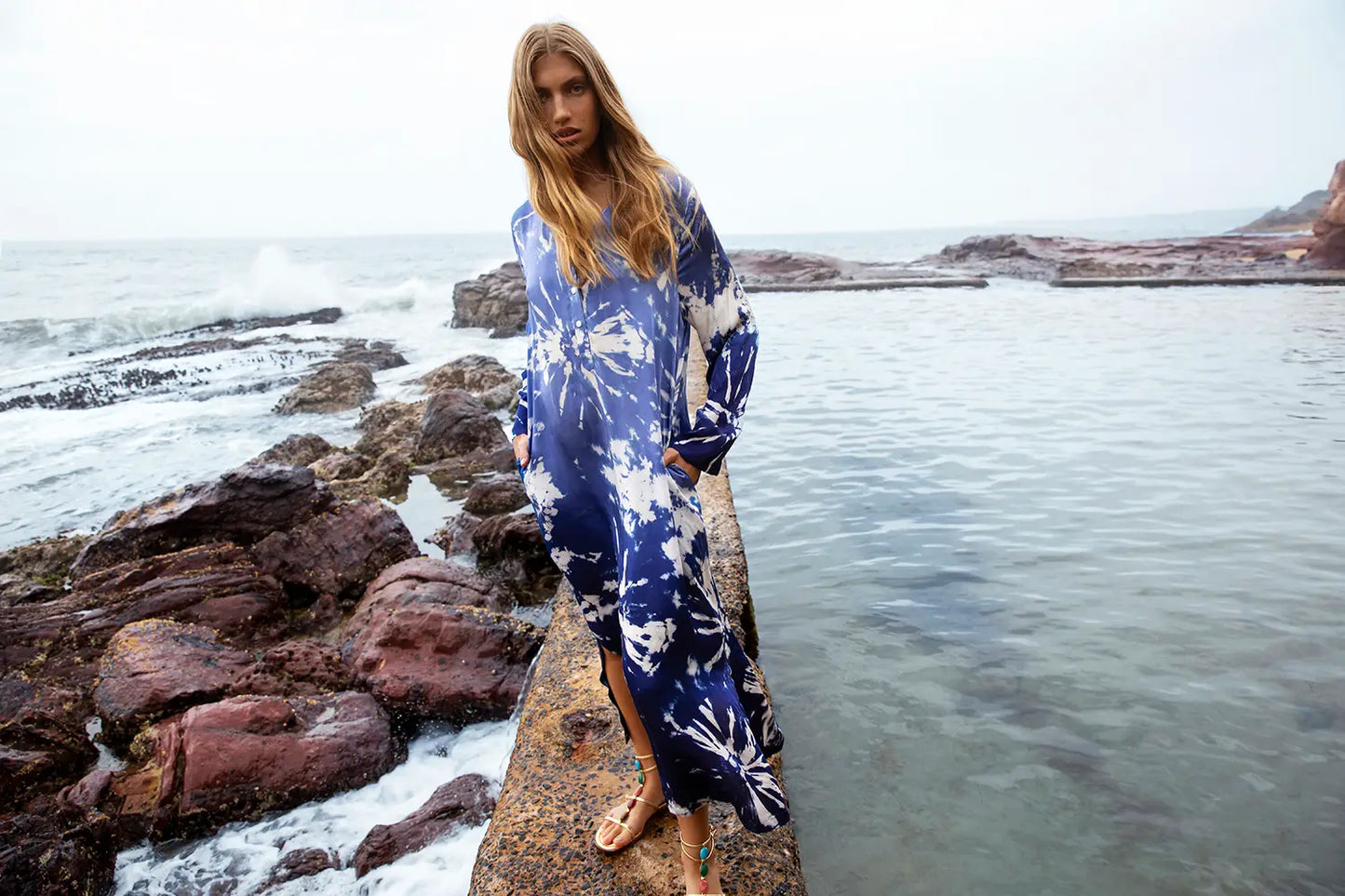 Marrakesh Indigo Liev maxi