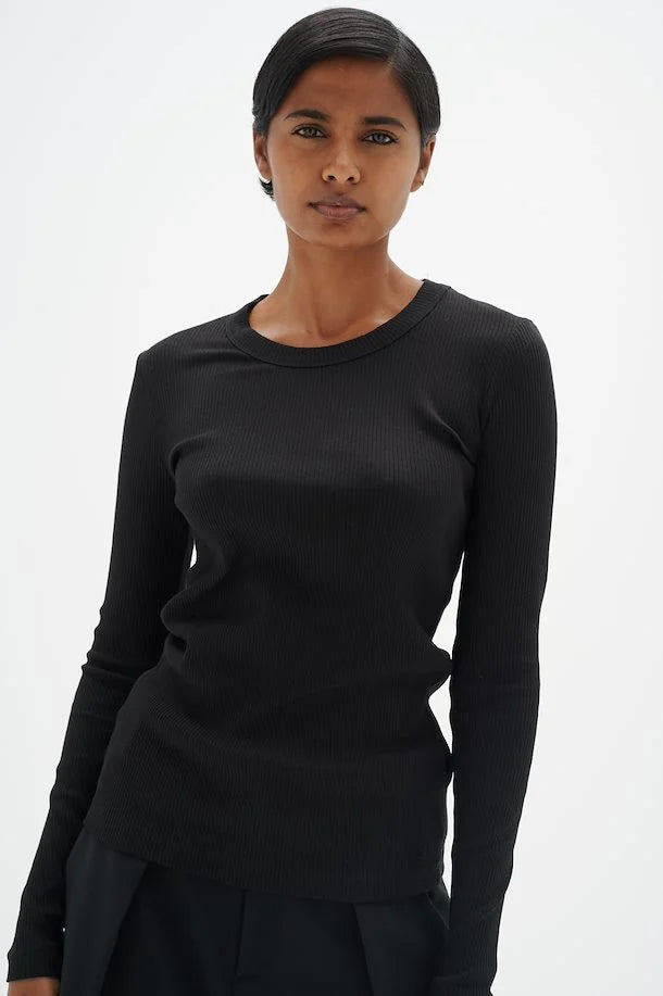 Dagna Longsleeve T-Shirt Black
