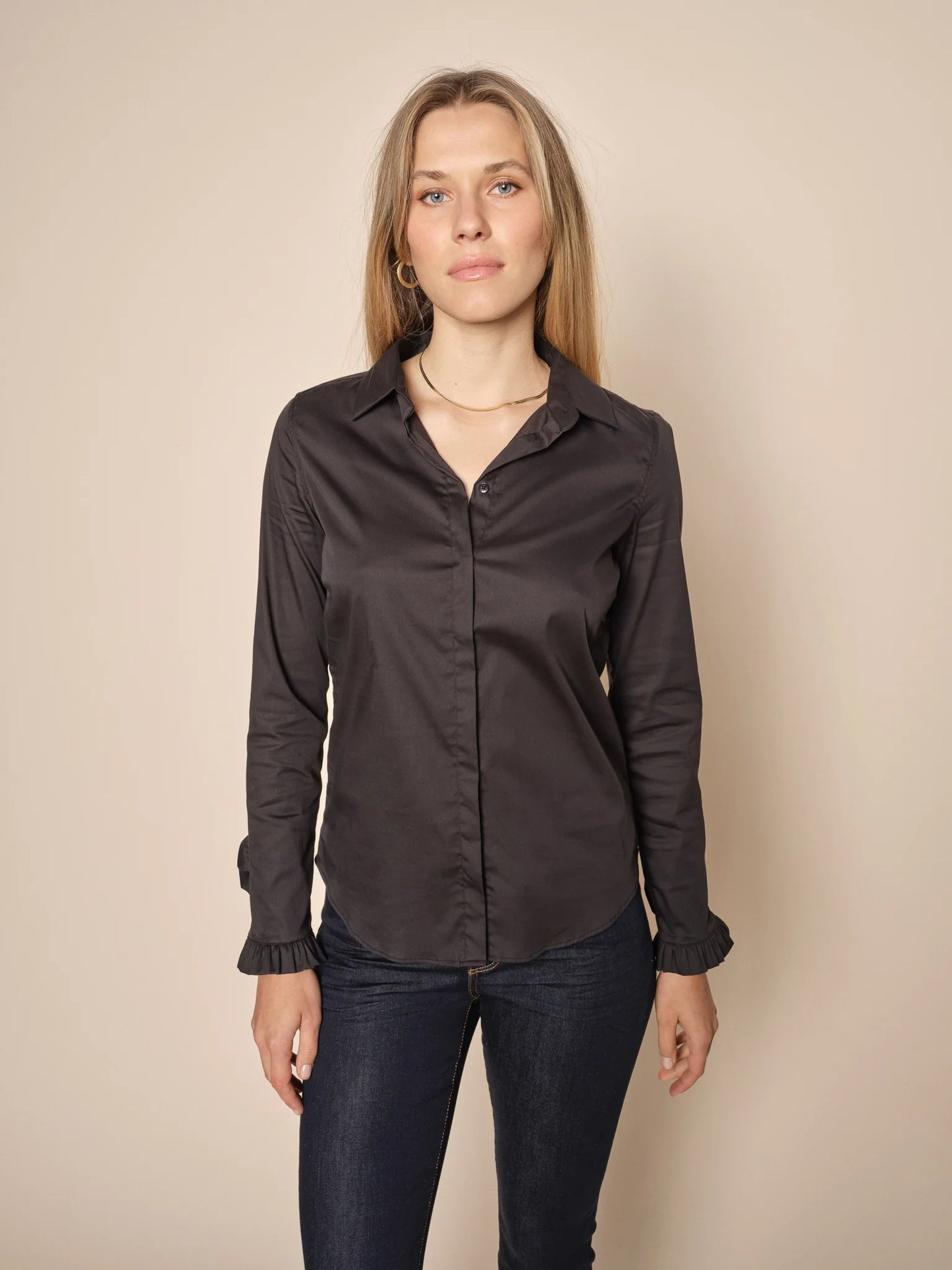Mattie Flip Shirt Black