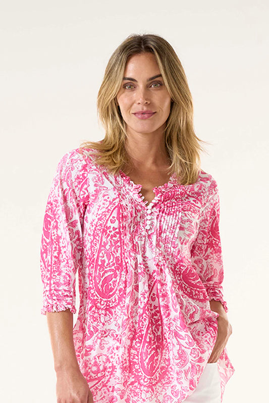 Hydra Pink poppy top