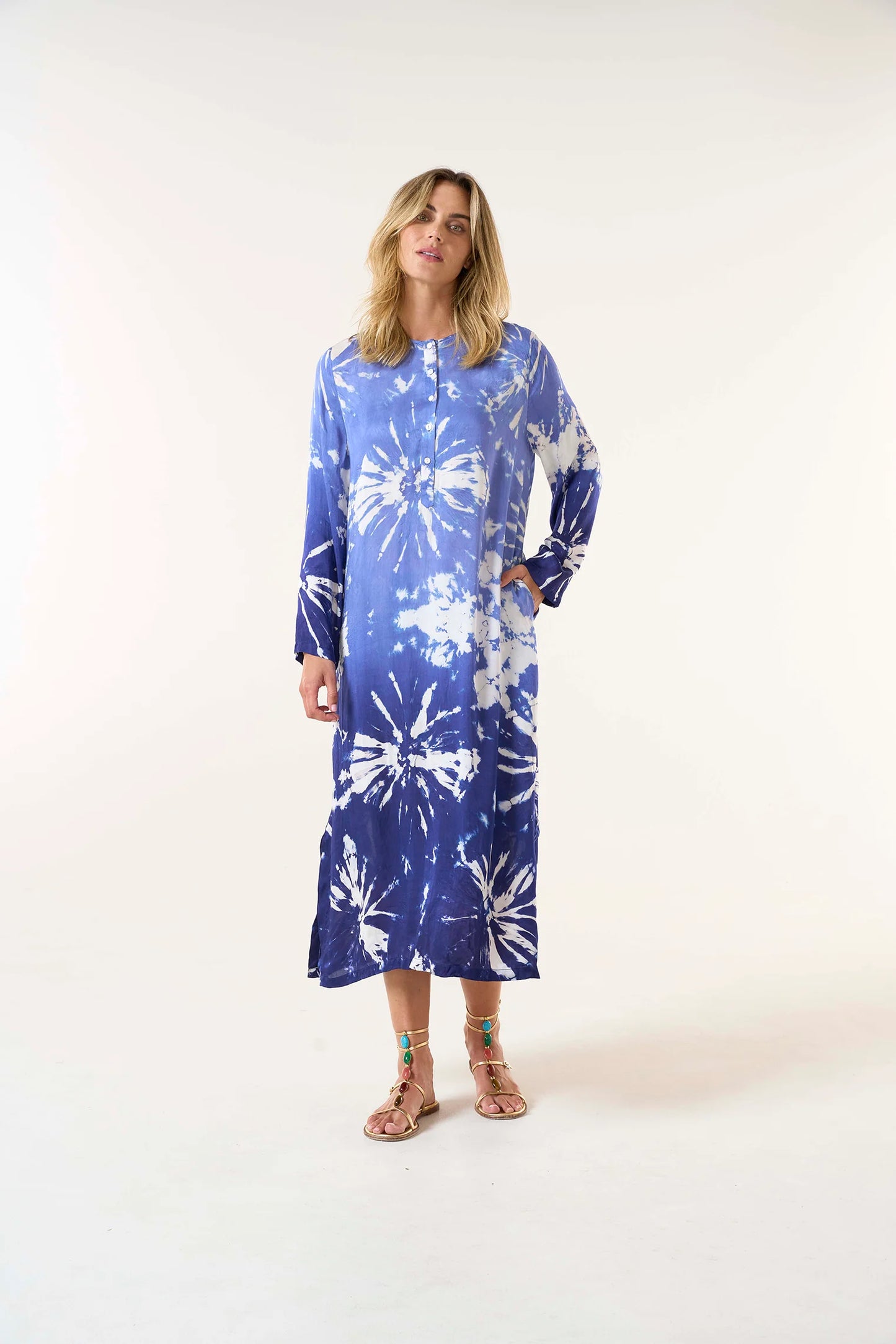 Marrakesh Indigo Liev maxi
